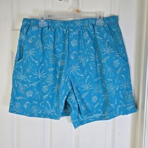 Columbia Umnishade SPF 50 Blue Lined Mens Swim Trunks‎ Pockets XL